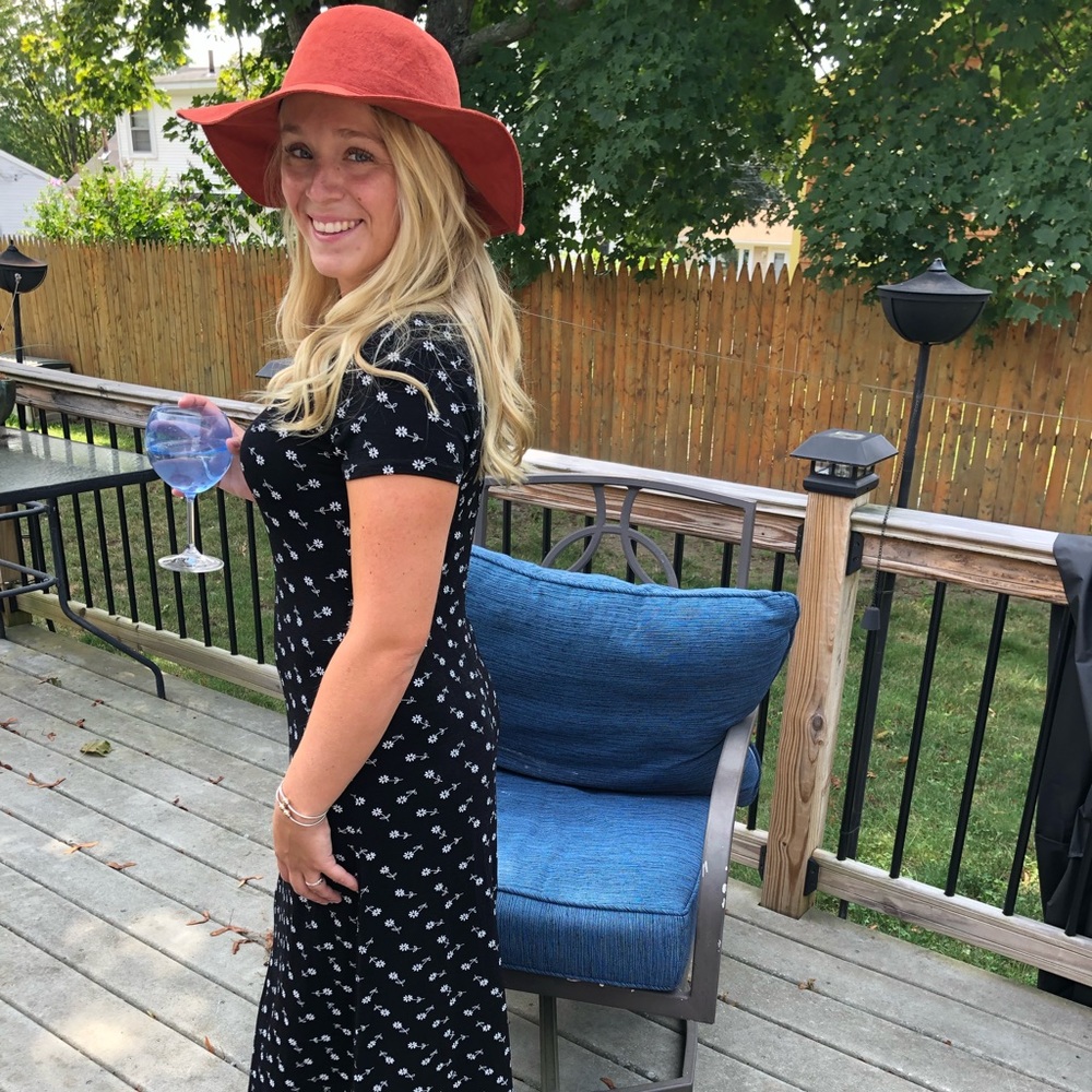 Vintage 90s Maxi Daisy Dress